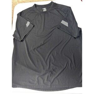 Liberty ProShirt Mens 3XL Athletic Performance Short Sleeve Stretch Tee Black